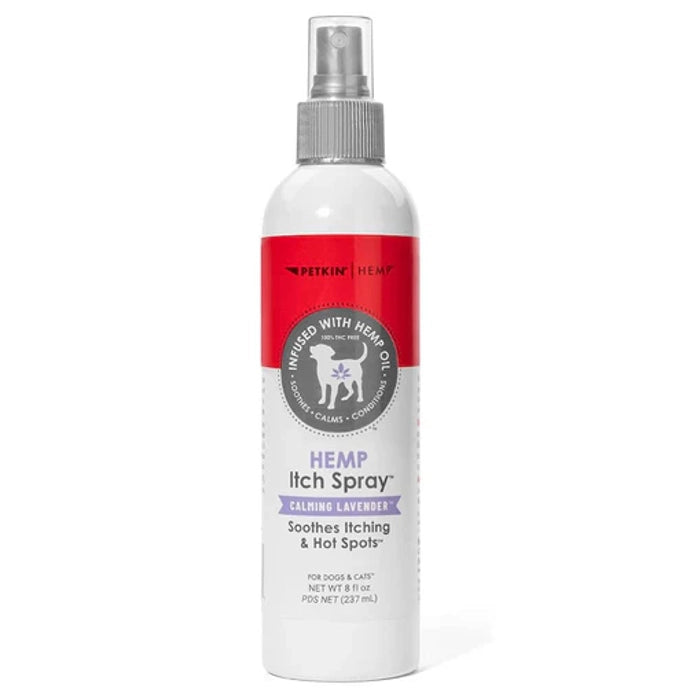 Petkin Lavender Hemp Itch Spray for Dogs & Cats