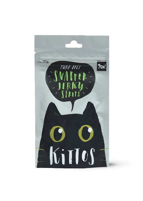 Kittos Snapper Jerky Strips Cat Treats