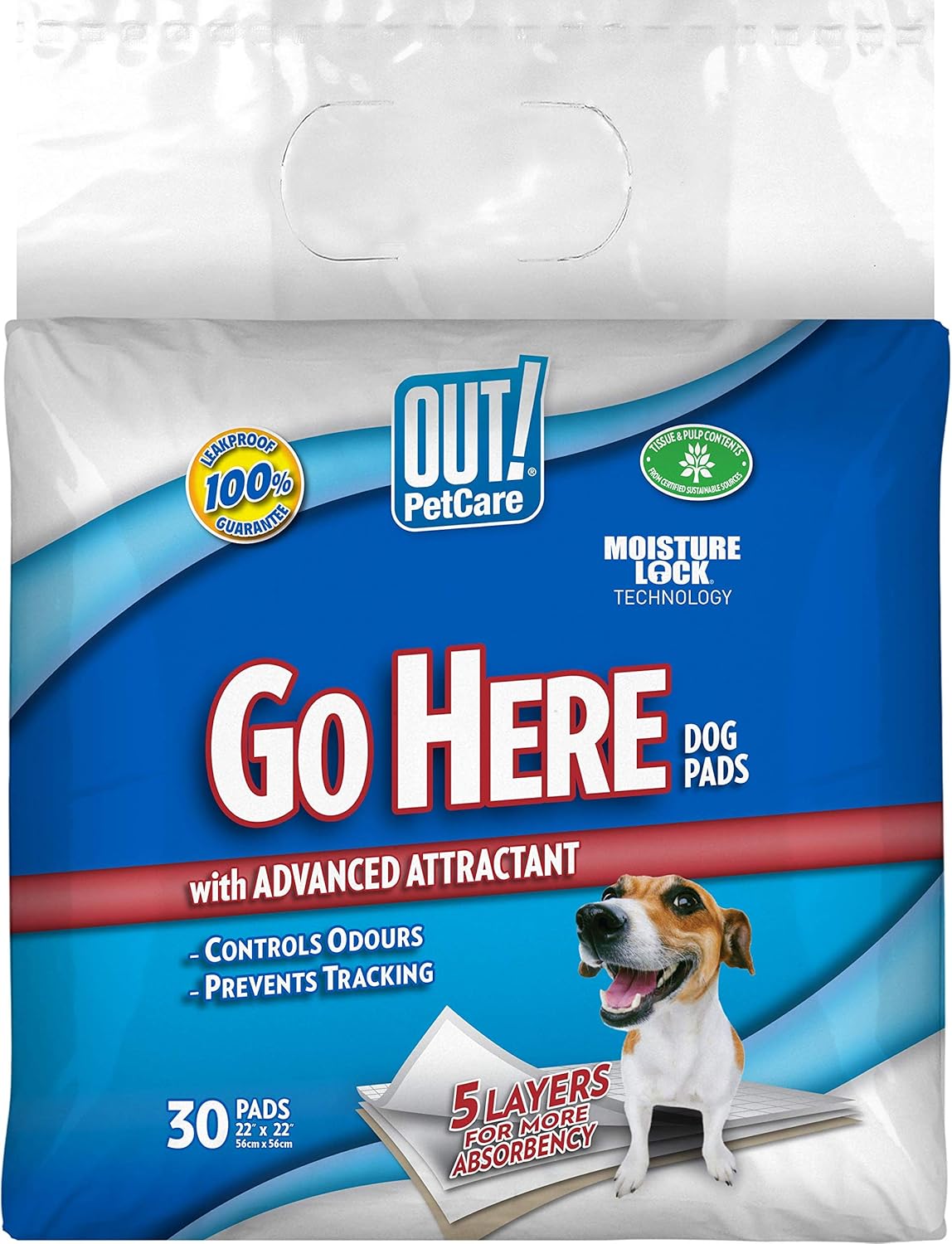 OUT Moisture Lock Dogs Training Pad
