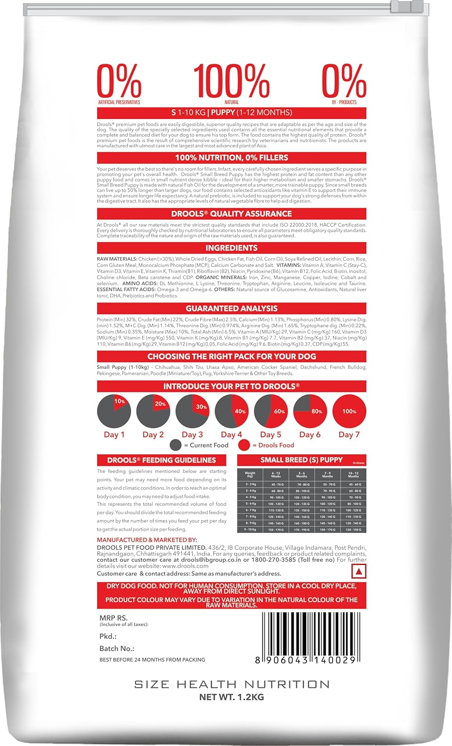 Drools Small Breed Premium Puppy Dry Food