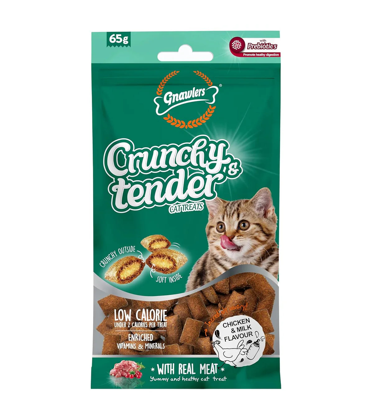 Gnawlers Crunchy And Tender Tasty Treats For Cats