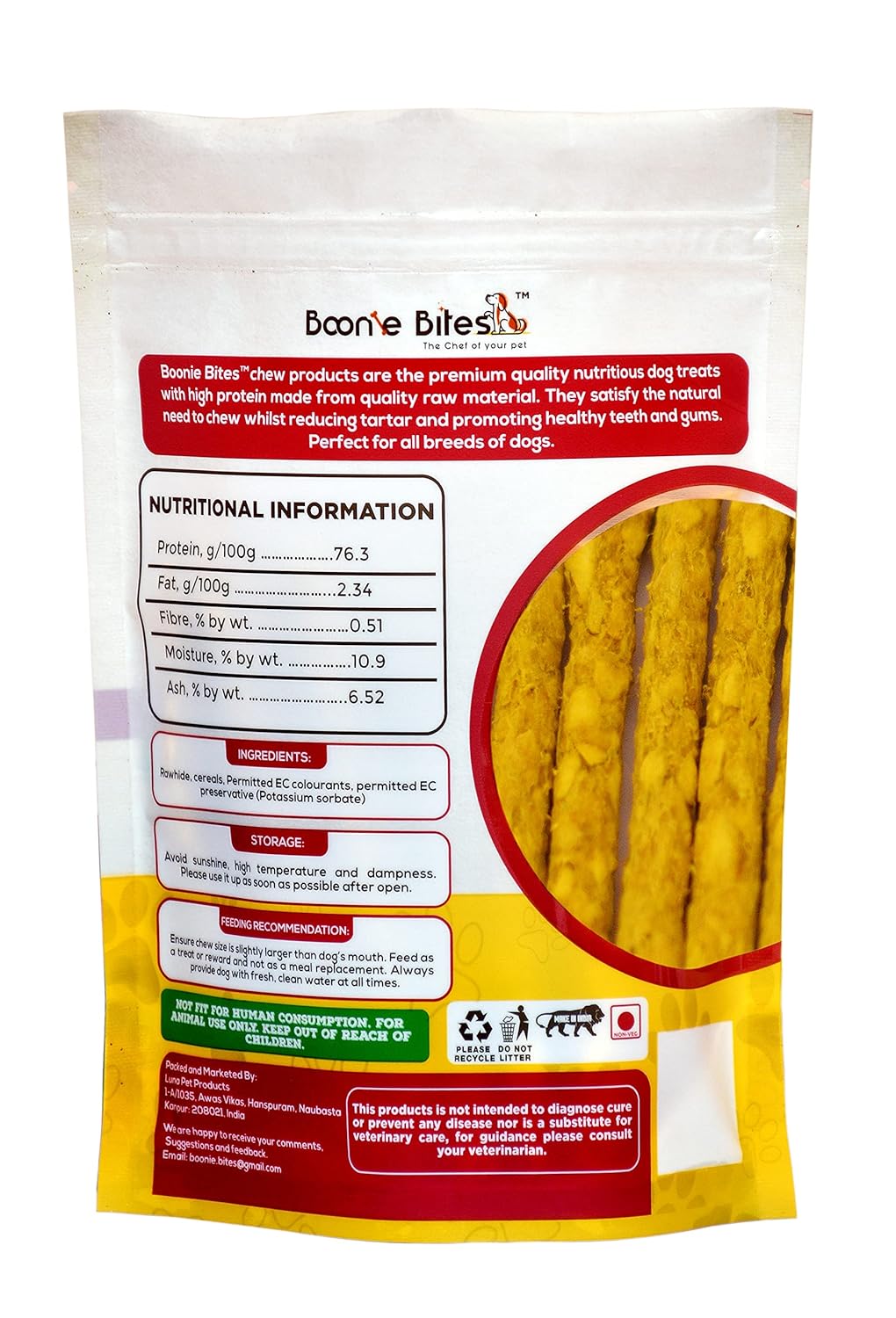 Boonie Bites Munchy sticks Dog Treats