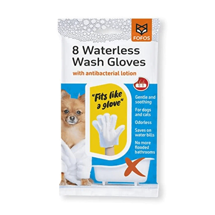 Fofos Waterless Wash Gloves for Dogs and Cats