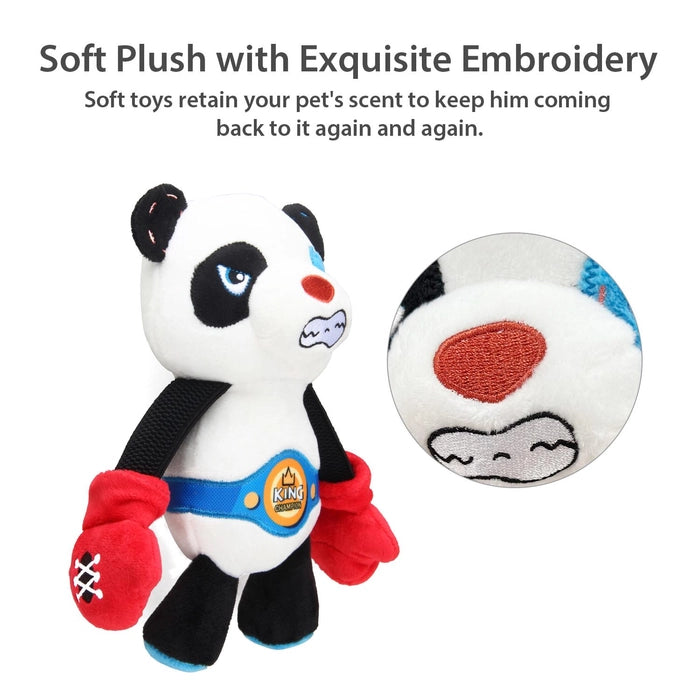 GiGwi Rock Zoo King Boxer Plush Toys