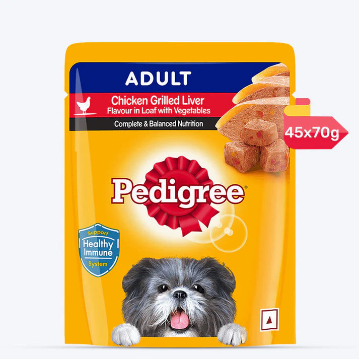 Pedigree Chicken and Liver With Vegetables Adult Dog Wet Food