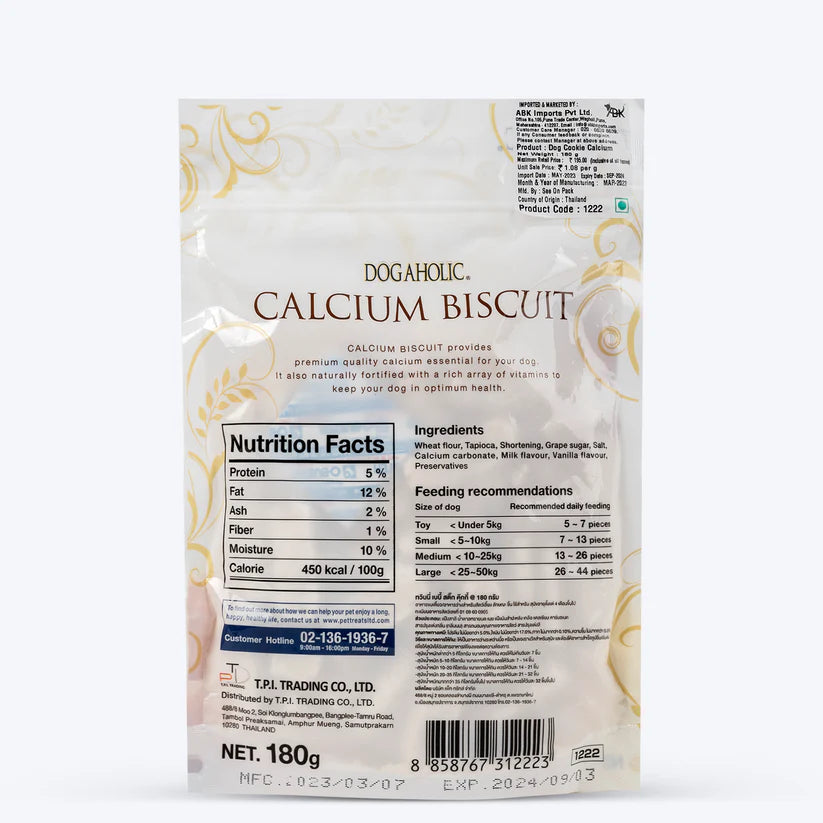 Dogaholic Calcium Biscuits for all Breeds