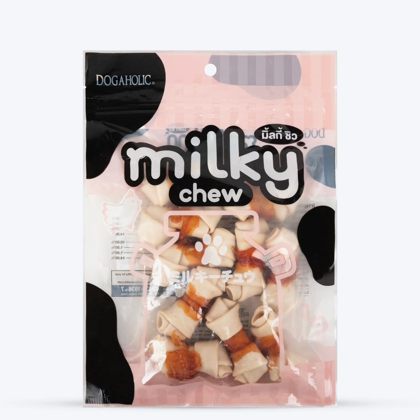 Dogaholic Milky Chew Chicken Bone Style