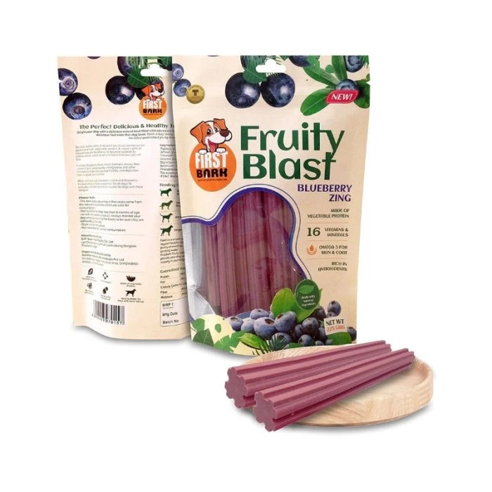 First Bark Fruity Blast Twist Dog Treat