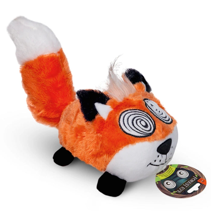 Fofos Forest Eye Round Stuffed Soft Squeaky Plush Dog Toy