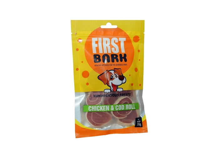 First Bark Chicken &Cod Roll Dog Treat