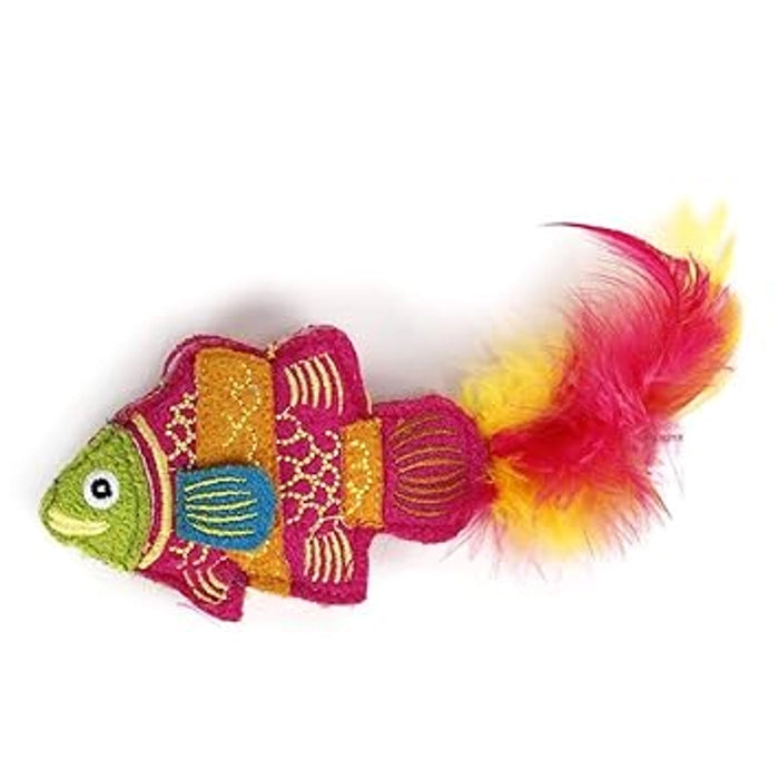 Kong Tropics Fish Pink Interactive Cat Toy