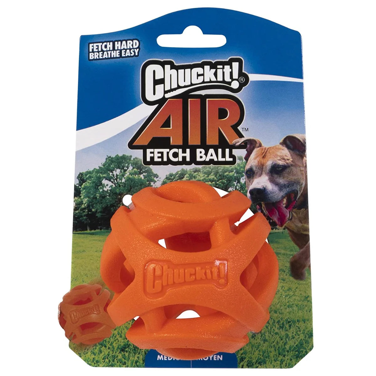 Chuckit Breathe Right Fetch Ball Dog Toy
