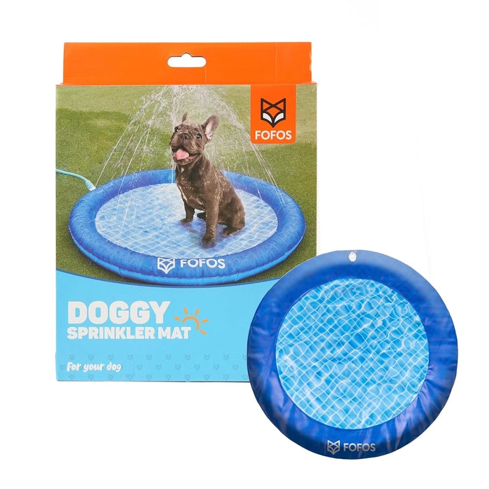 Fofos Water Sprinkler Pad Outdoor Cooling Mat Dog Toy