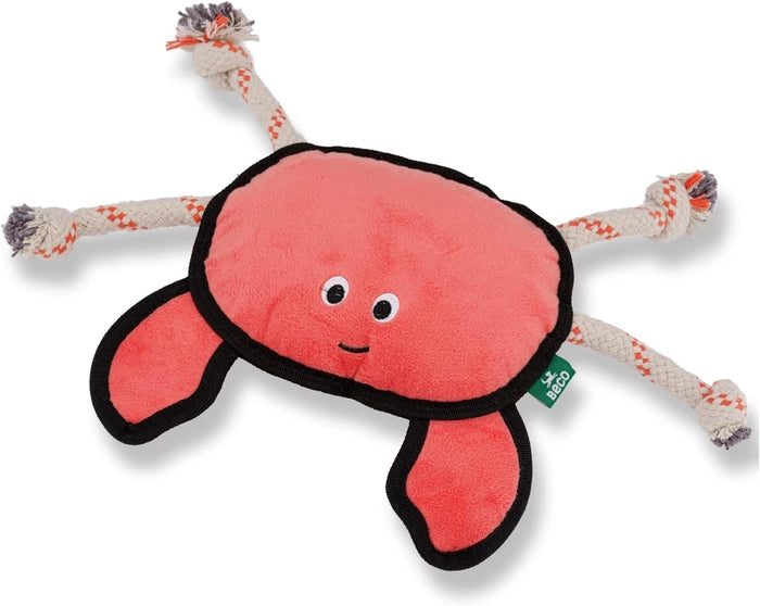 Beco Crab Dual Material Dog Toy