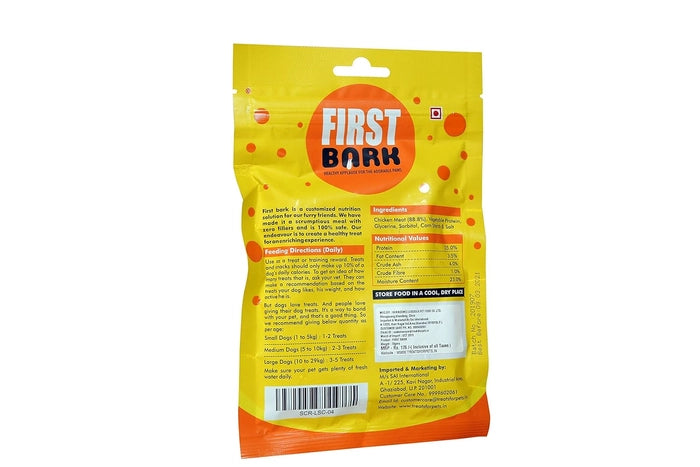 First Bark Soft Chicken Ring Dog Treat
