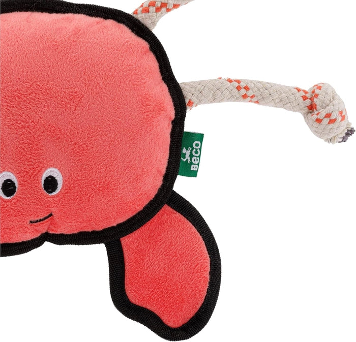 Beco Crab Dual Material Dog Toy