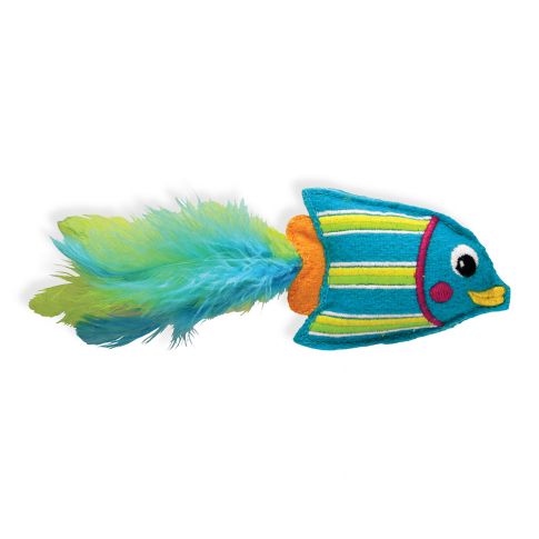 Kong Tropics Blue Fish Cat Toy