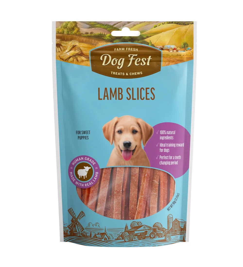 Dogfest Lamb Slices Dogs Treat