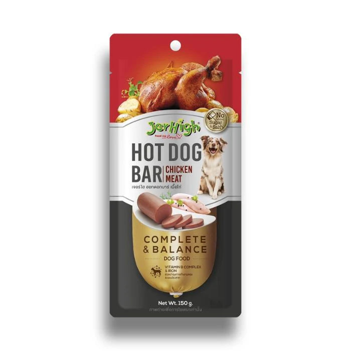 JerHigh Chicken Hotdog Bar Dog Treat