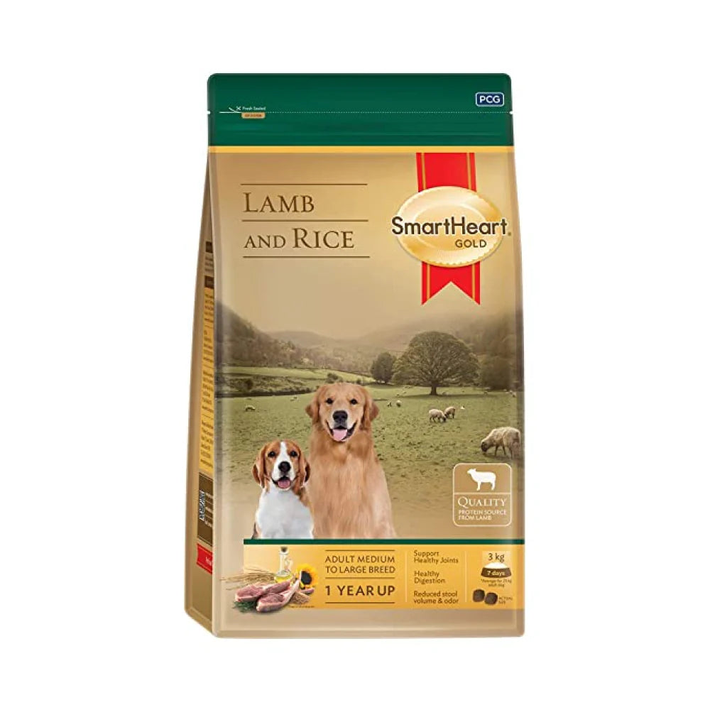 SmartHeart Gold Lamb & Rice Dog Dry Food