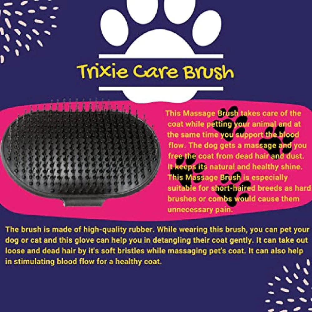 Trixie Care Brush Rubber for Dogs
