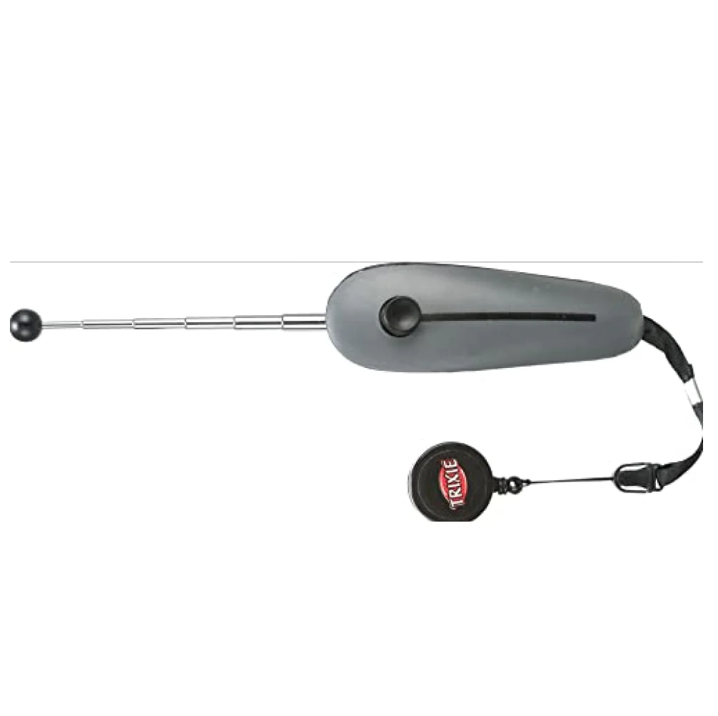 Trixie Target Stick with Clicker Button Retractable Toy for Dogs and Cats