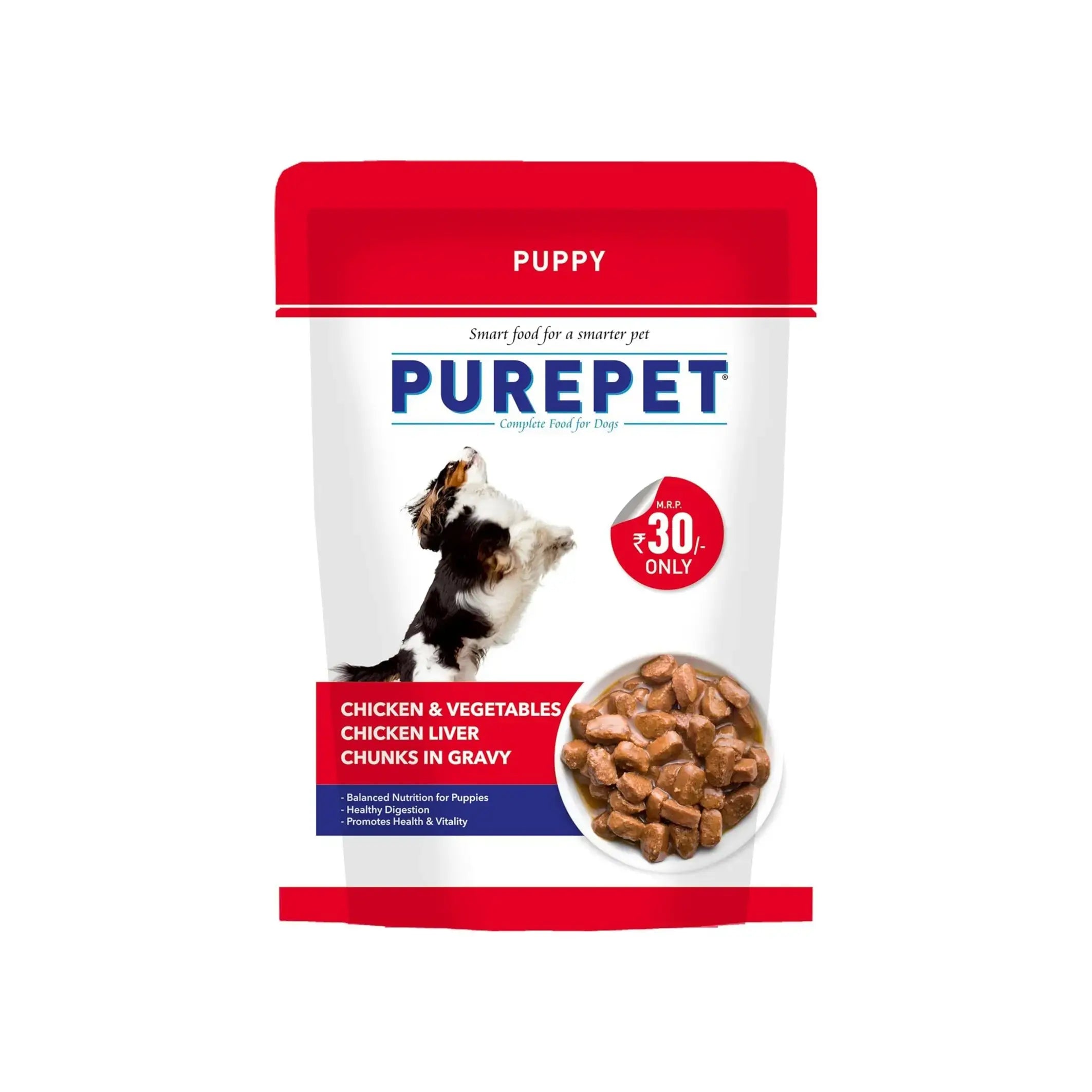 Purepet Chicken and Vegetable Puppy Dog Wet Food