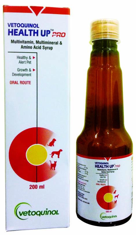 Vetiqunol Health Up Pro Syrup Supplement for Pets
