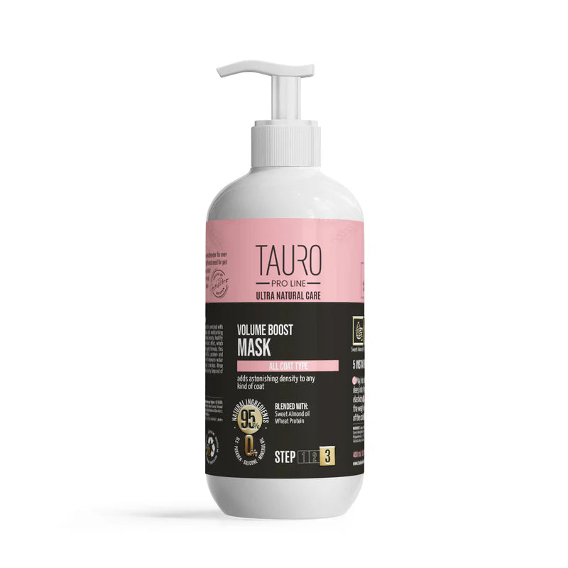 Tauro Pro Line Ultra Natural Care Volume Boost Mask for Dogs and Cats Coat