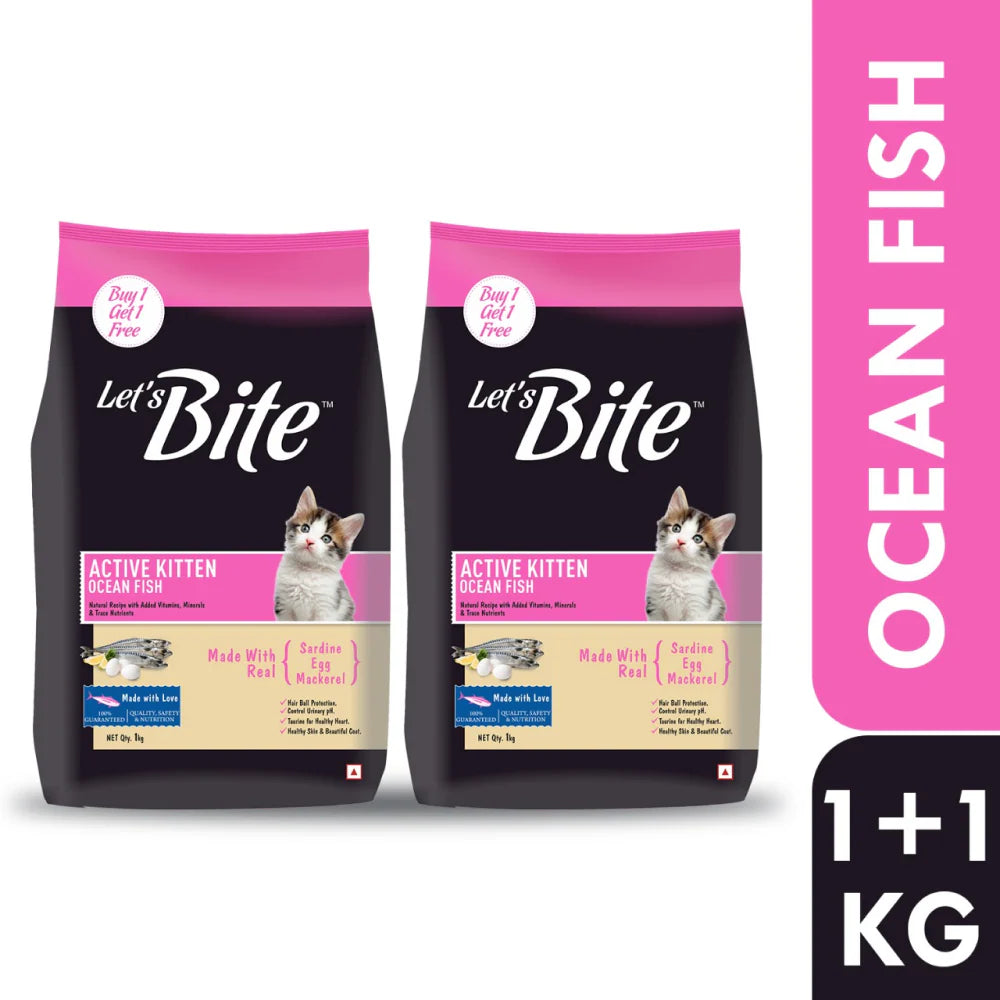 Let’s Bite Kitten Dry Food