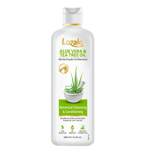 Lozalo Aloe Vera Tea Tree Oil Dogs & Cats Shampoo