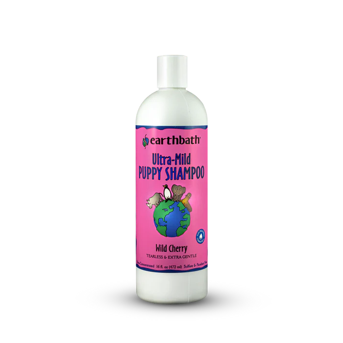 Earthbath Ultra Mild Wild Cherry Puppy Dog Shampoo