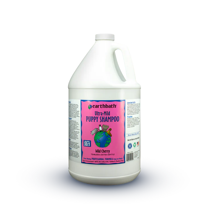 Earthbath Ultra Mild Wild Cherry Puppy Dog Shampoo
