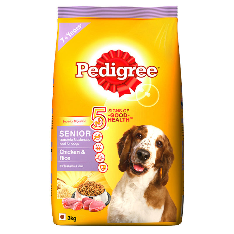 Pedigree Chicken & Rice Senior Dog Dry Food