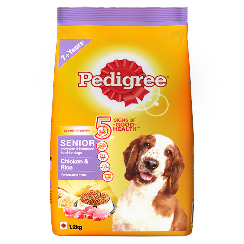 Pedigree Chicken & Rice Senior Dog Dry Food