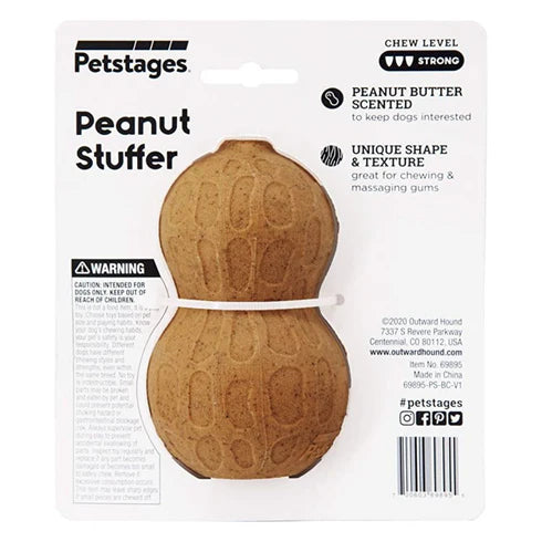 Petstages Peanut Stuffer Dog Toy