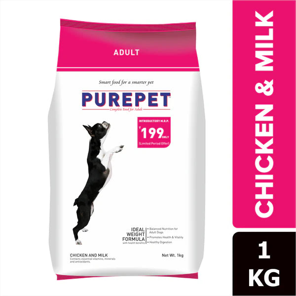 Purepet Chicken & Milk Adult Dog Dry Food
