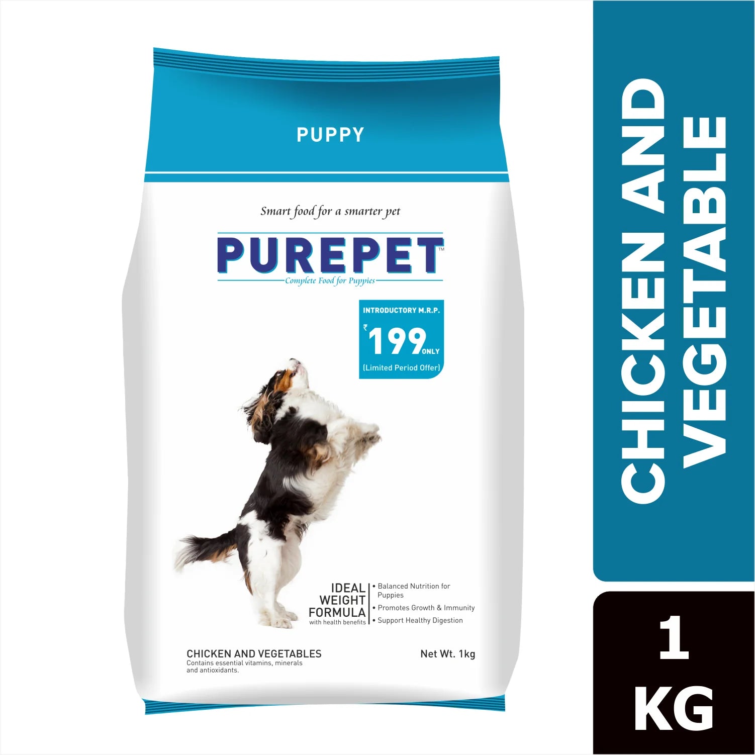 Purepet Chicken & Vegetable Mix Puppy Dog Dry Food