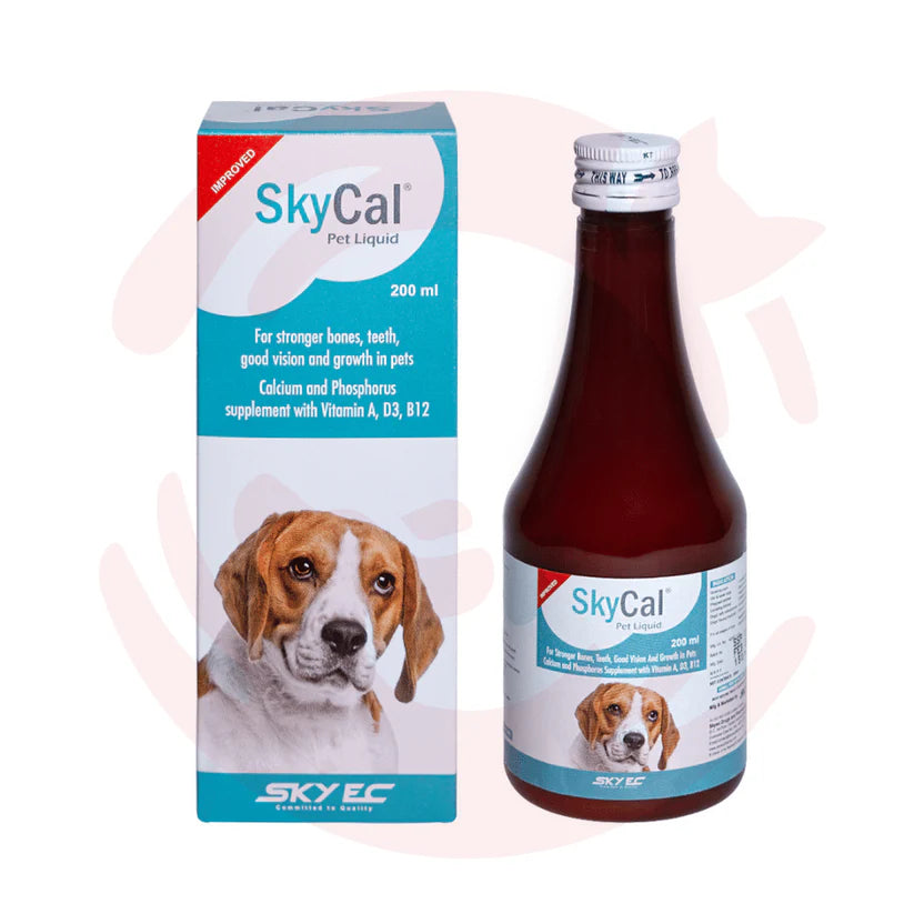 Sky Ec Calcium & Vitamin Cats and Dogs Syrup