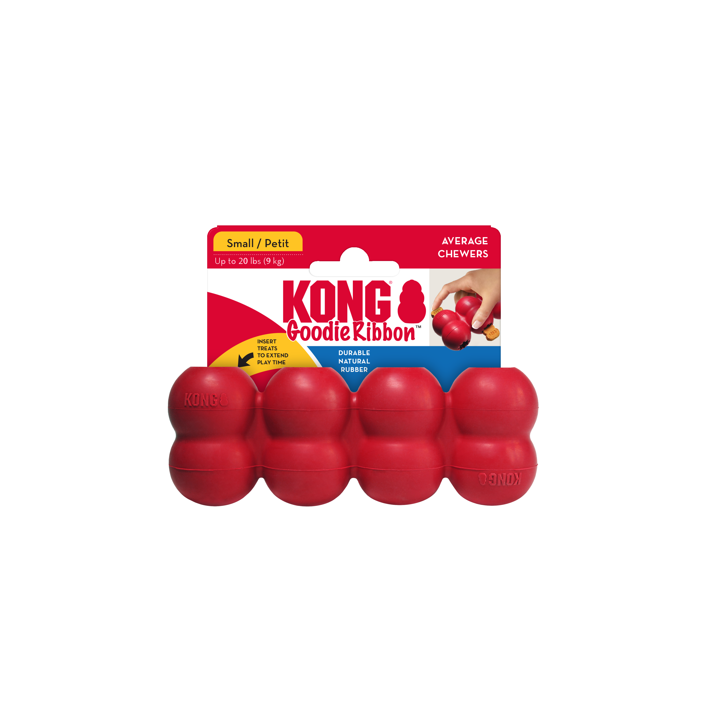 Kong Goodie Ribbon Dog Toy