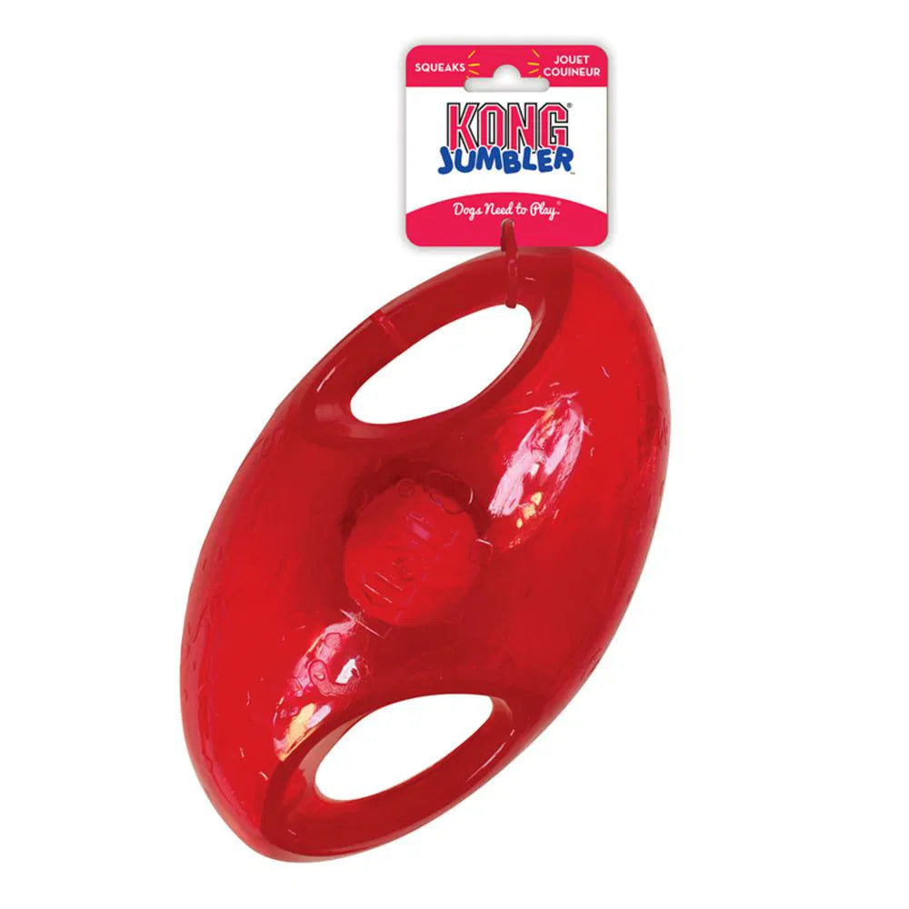 Kong Jumbler Football Dog Toy