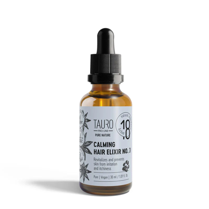 Tauro Pro Line Pure Nature Calming Elixir No. 3 for Calming Dogs and Cats Coat and Skin