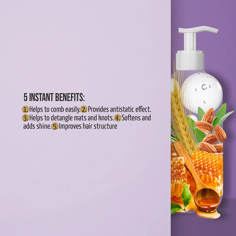 Tauro Pro Line Ultra Natural Care Detangling Leave-In Conditioner for Dogs and Cats Coat