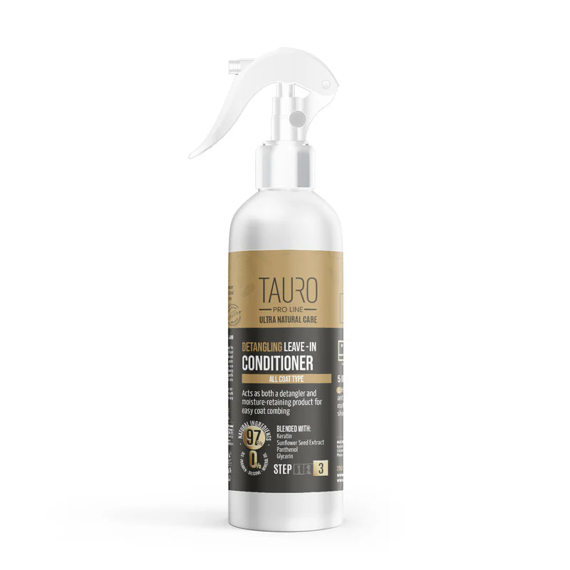 Tauro Pro Line Ultra Natural Care Detangling Leave-In Conditioner for Dogs and Cats Coat