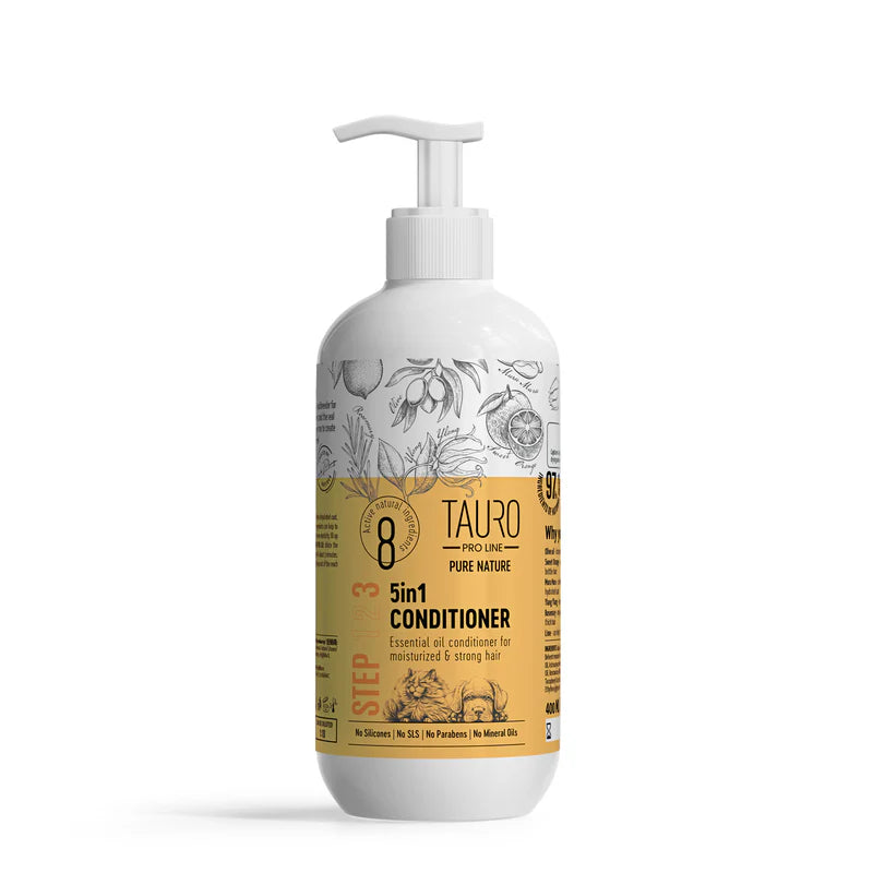 Tauro Pro Line Pure Nature 5in1 Moisturizing Coat Conditioner for Dogs and Cats