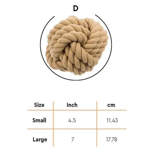 Trixie Be Nordic Knot Ball Rope Toy For Dogs