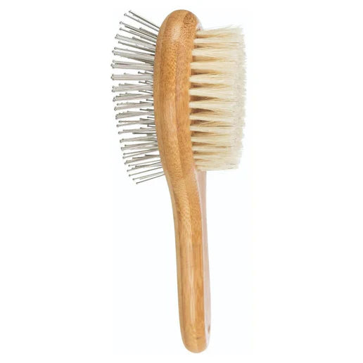 Trixie Bamboo Double Sided Brush for Dogs