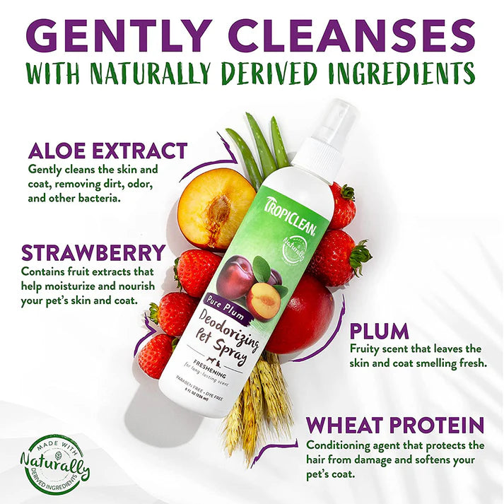 Tropiclean Deodorizing Spray for Dogs & Cats