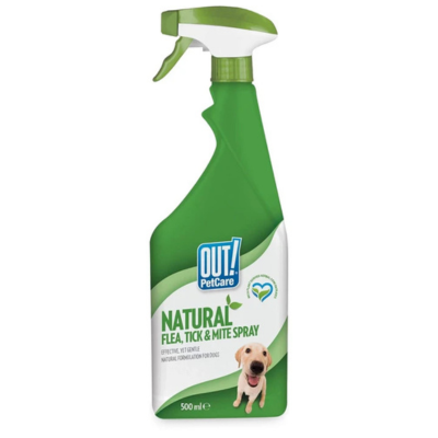 OUT Natural Flea & Tick Spray for Dogs