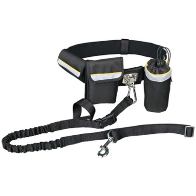 Trixie Waist Belt with Leash for Dogs